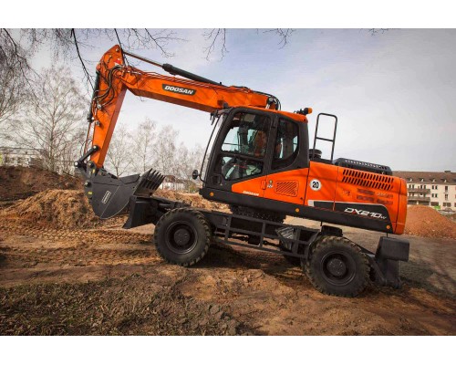 Колесный экскаватор Doosan 210W Колесный экскаватор Doosan 210W