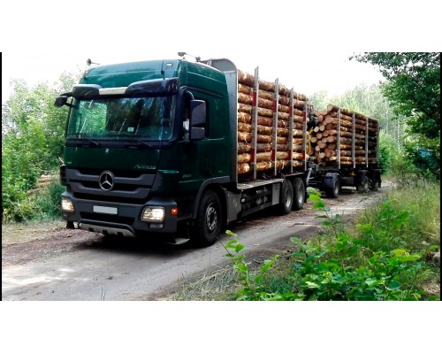 Лесовоз Mercedes 25м3 Лесовоз Mercedes 25м3